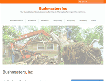 Tablet Screenshot of bushmastersinc.com